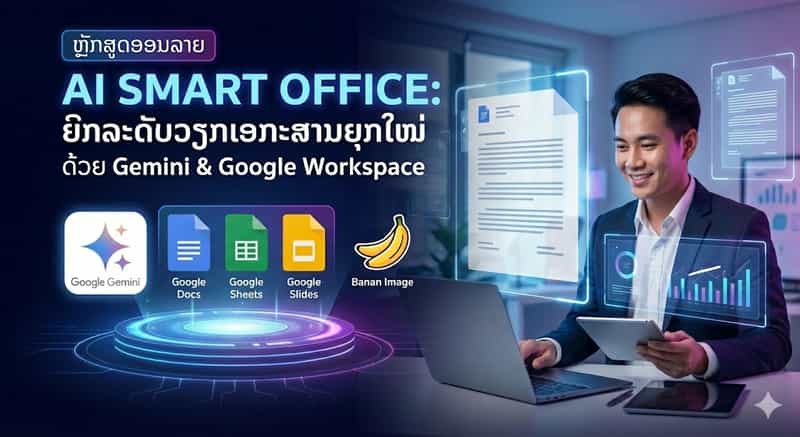 ຍົກລະດັບ ວຽກເອກະສານ ຍຸກໃໝ່ ດ້ວຍ ປັນຍາປະດິດ AI Smart Office 